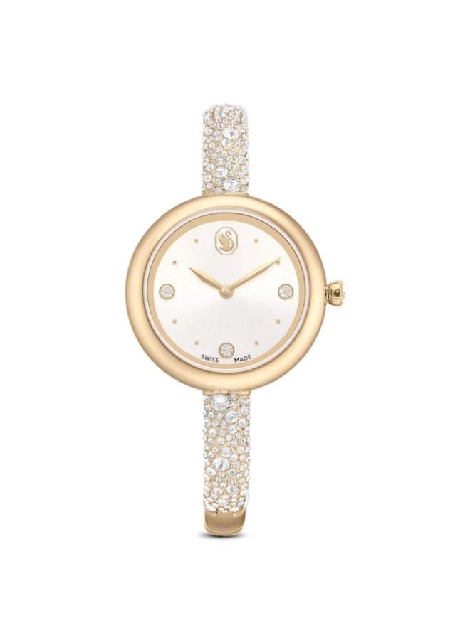 Sublima PCG Plated Stainless Steel White Dial Analog Watch